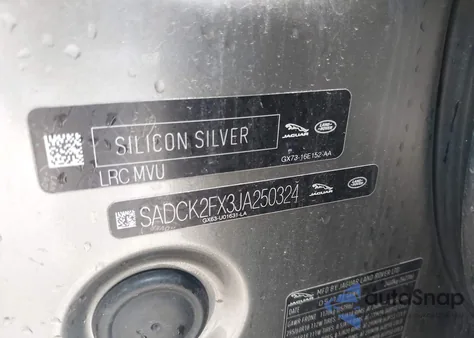 2018 Jaguar F-Pace 25T Prestige из США, поврежденный, VIN SADCK2FX3JA250324